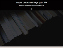 Tablet Screenshot of books-that-can-change-your-life.net